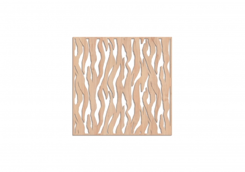 Panou decorativ traforat perete din mdf natur 4 mm. PP15